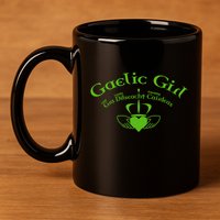 Gaelic Gra Dilseacht Cairdeas Claddagh Gift 11oz C Handle Ceramic Mug