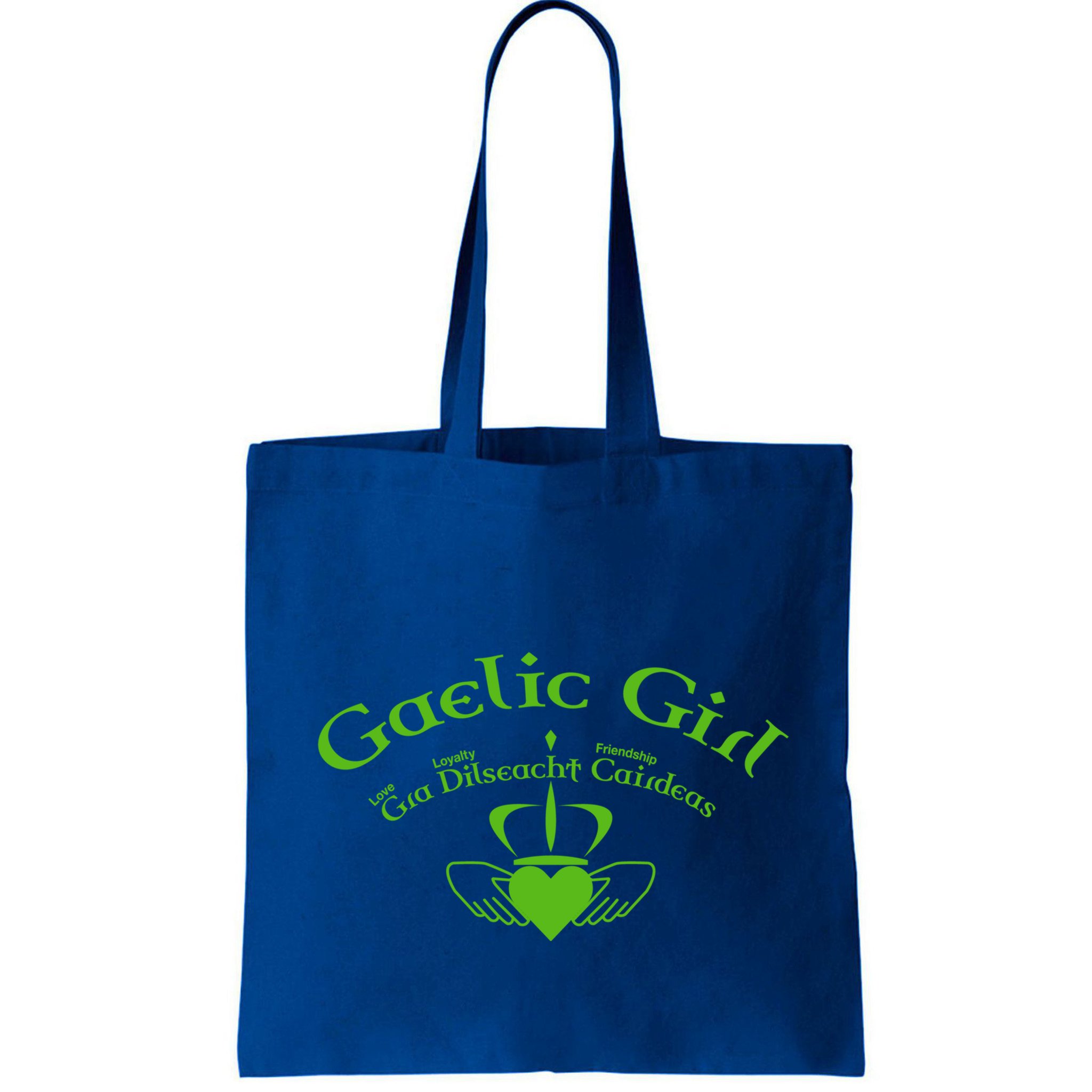 Gaelic Gra Dilseacht Cairdeas Claddagh Gift Bag