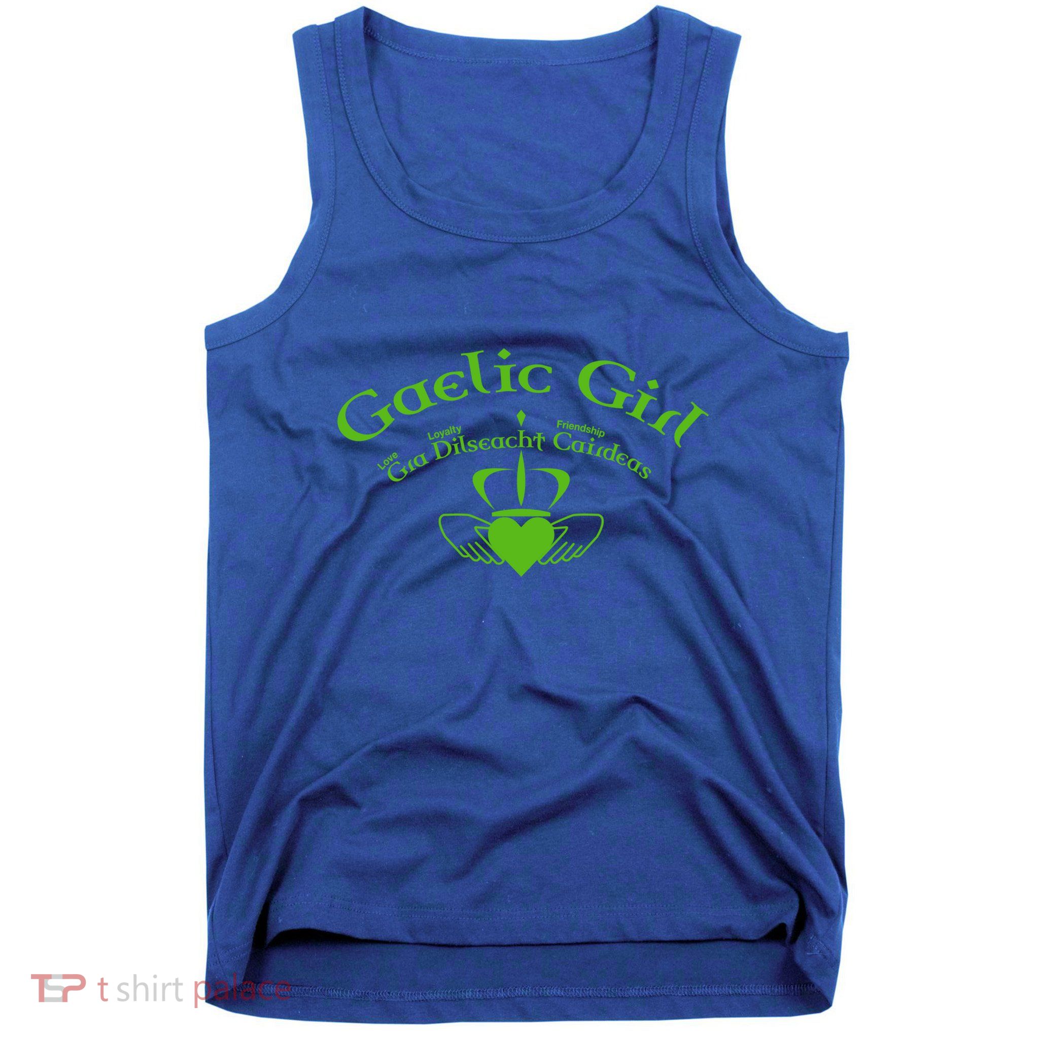 Gaelic Gra Dilseacht Cairdeas Claddagh Gift Tank Top