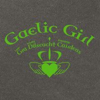 Gaelic Gra Dilseacht Cairdeas Claddagh Gift Cotton Canvas Backpack