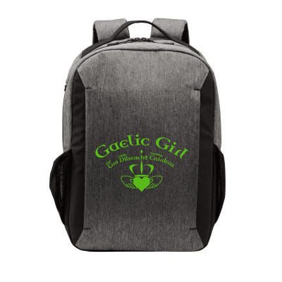 Gaelic Gra Dilseacht Cairdeas Claddagh Gift Vector Backpack