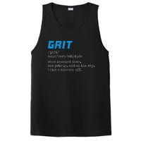 Grit Grit Definition Funny Grit Detroit PosiCharge Competitor Tank