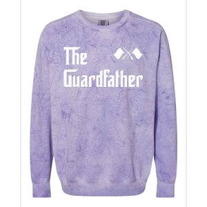 Guardfather Guard Dad Army & Military Colorblast Crewneck Sweatshirt