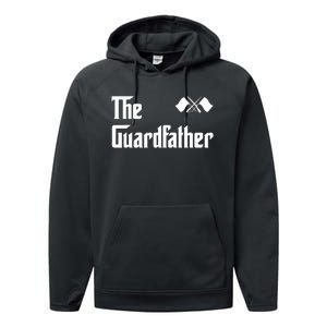 Guardfather Guard Dad Army & Military Performance Fleece Hoodie