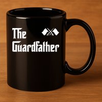 Guardfather Guard Dad Army & Military 11oz C Handle Ceramic Mug