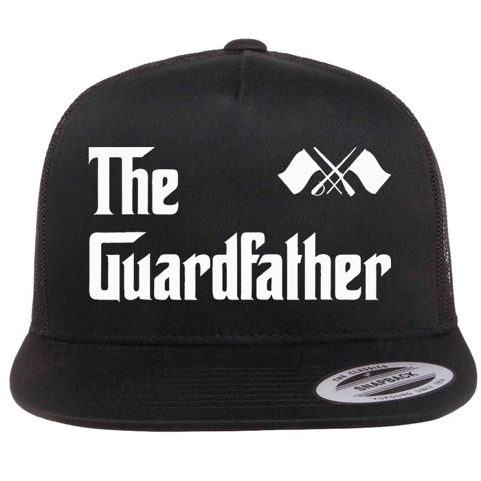 Guardfather Guard Dad Army & Military Flat Bill Trucker Hat