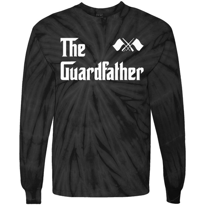 Guardfather Guard Dad Army & Military Tie-Dye Long Sleeve Shirt