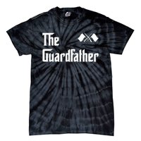 Guardfather Guard Dad Army & Military Tie-Dye T-Shirt