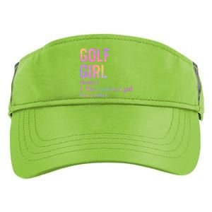 Golf Girl Definition Adult Drive Performance Visor