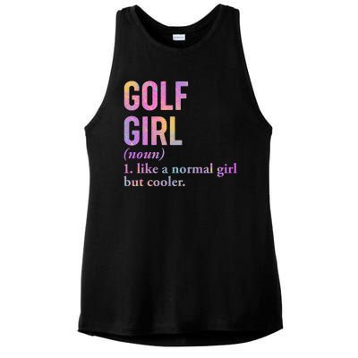 Golf Girl Definition Ladies PosiCharge Tri-Blend Wicking Tank