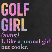 Golf Girl Definition 7 Panel Mesh Trucker Snapback Hat