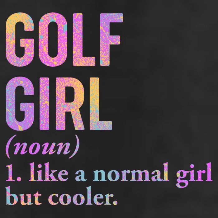 Golf Girl Definition 7 Panel Mesh Trucker Snapback Hat