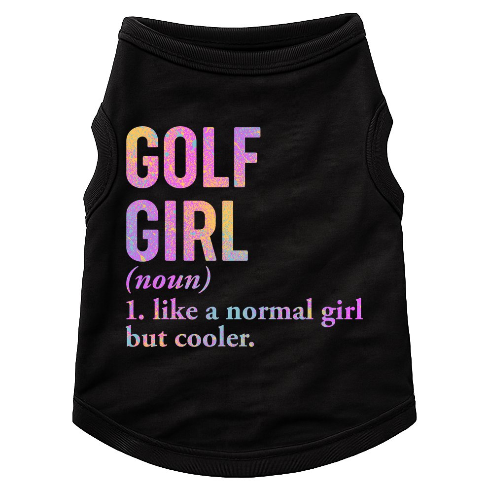 Golf Girl Definition Doggie Tank