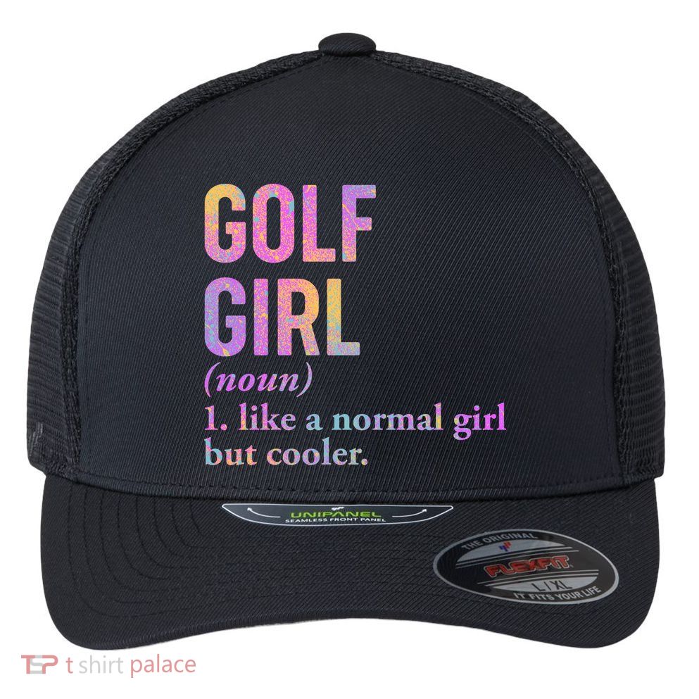 Golf Girl Definition Flexfit Unipanel Trucker Cap