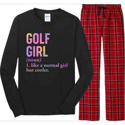 Golf Girl Definition Long Sleeve Pajama Set