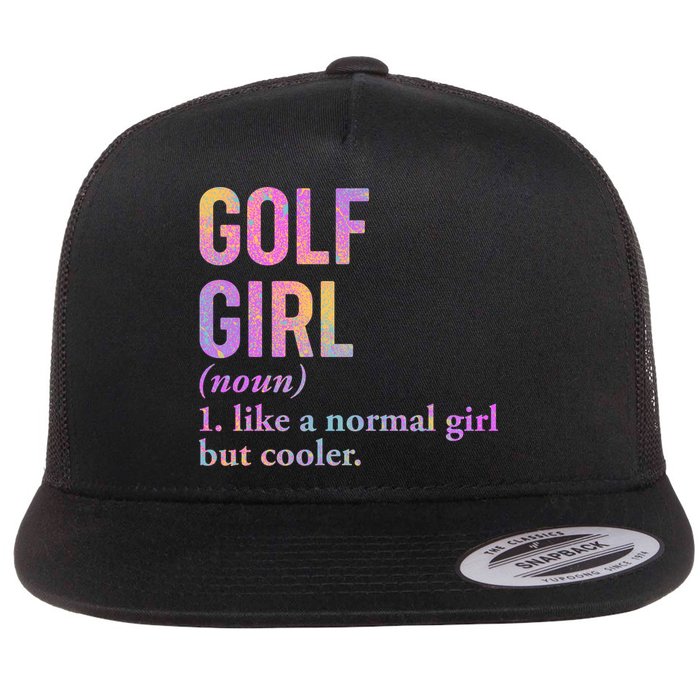 Golf Girl Definition Flatbill Hat