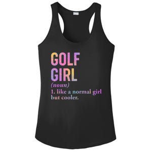 Golf Girl Definition Ladies PosiCharge Competitor Racerback Tank