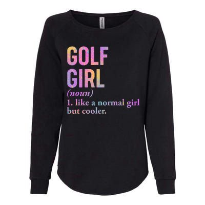 Golf Girl Definition Womens California Wash Sweatshirt