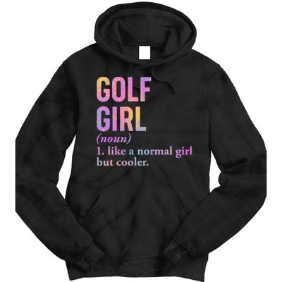 Golf Girl Definition Tie Dye Hoodie