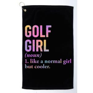 Golf Girl Definition Platinum Collection Golf Towel