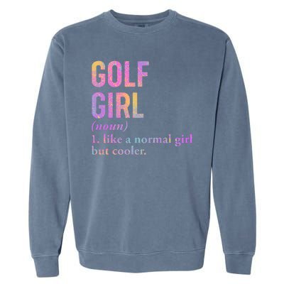 Golf Girl Definition Garment-Dyed Sweatshirt