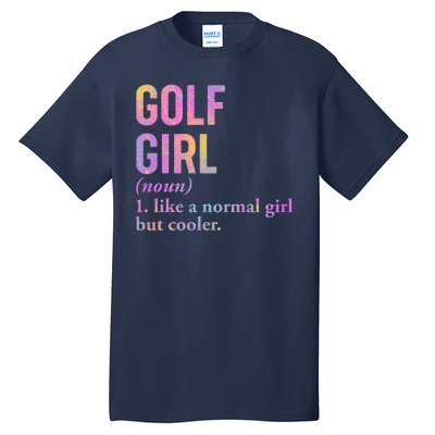 Golf Girl Definition Tall T-Shirt