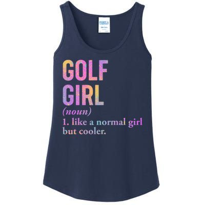 Golf Girl Definition Ladies Essential Tank