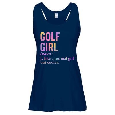 Golf Girl Definition Ladies Essential Flowy Tank