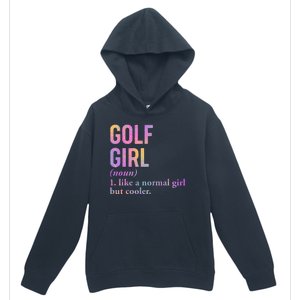 Golf Girl Definition Urban Pullover Hoodie