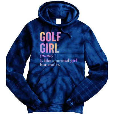 Golf Girl Definition Tie Dye Hoodie