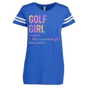 Golf Girl Definition Enza Ladies Jersey Football T-Shirt