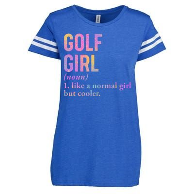 Golf Girl Definition Enza Ladies Jersey Football T-Shirt