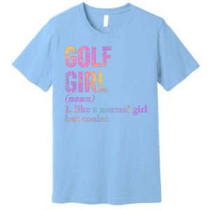 Golf Girl Definition Premium T-Shirt