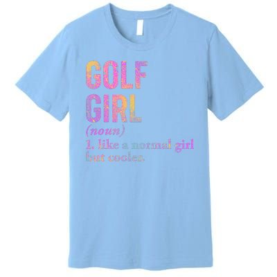 Golf Girl Definition Premium T-Shirt