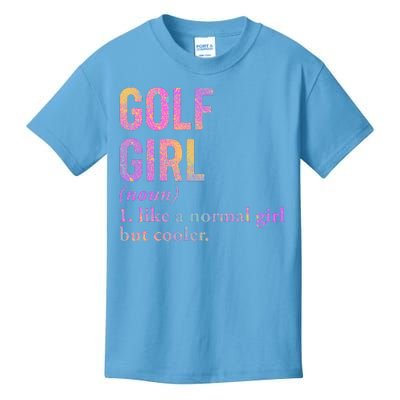 Golf Girl Definition Kids T-Shirt