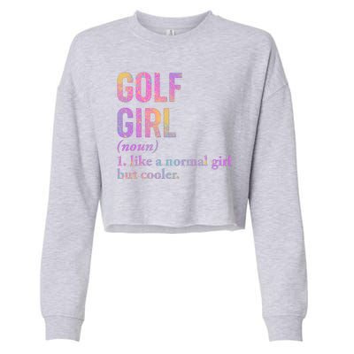 Golf Girl Definition Cropped Pullover Crew