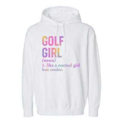 Golf Girl Definition Garment-Dyed Fleece Hoodie