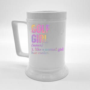 Golf Girl Definition Beer Stein