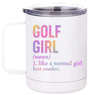 Golf Girl Definition 12 oz Stainless Steel Tumbler Cup