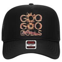 Goo Goo Dolls Iris Flower Exclusive High Crown Mesh Back Trucker Hat