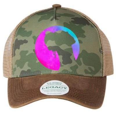 German Great Dane Profile Starry Sky MultiColoured Legacy Tie Dye Trucker Hat