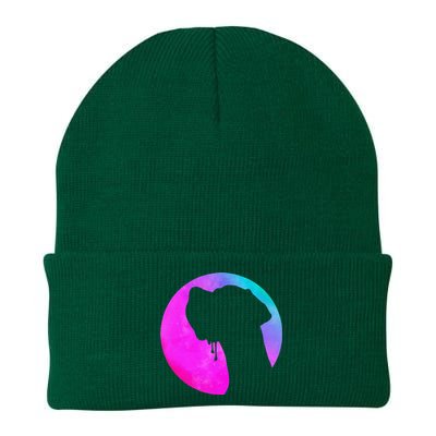 German Great Dane Profile Starry Sky MultiColoured Knit Cap Winter Beanie