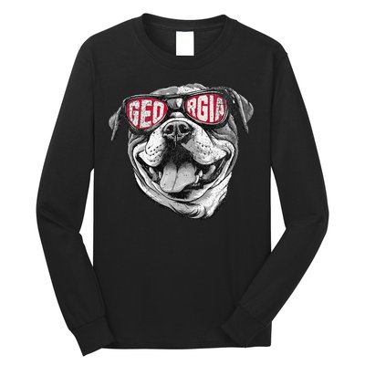 Ga Georgia Dog Sport Lovers Long Sleeve Shirt