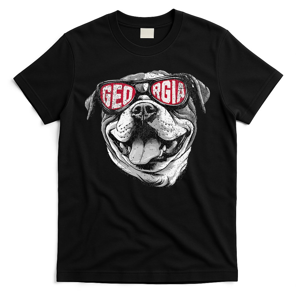 Ga Georgia Dog Sport Lovers T-Shirt