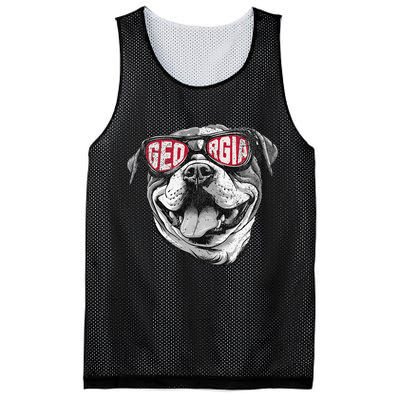 Ga Georgia Dog Sport Lovers Mesh Reversible Basketball Jersey Tank