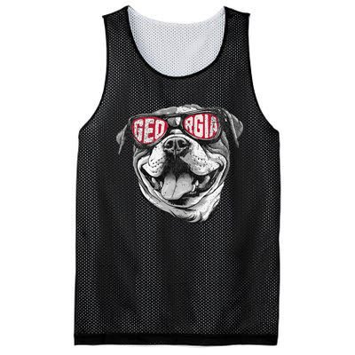 Ga Georgia Dog Sport Lovers Mesh Reversible Basketball Jersey Tank