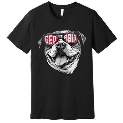 Ga Georgia Dog Sport Lovers Premium T-Shirt