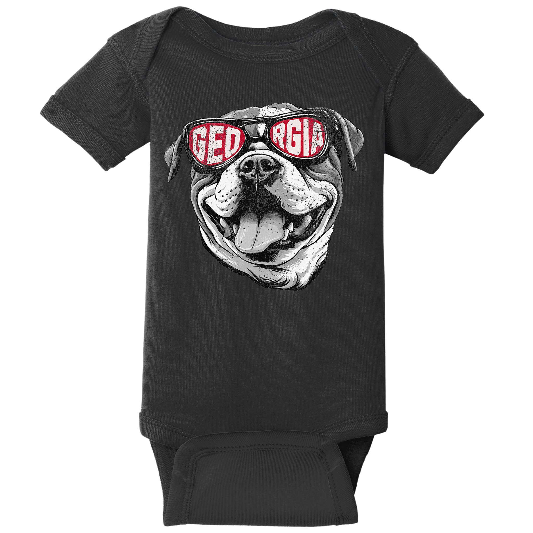 Ga Georgia Dog Sport Lovers Baby Bodysuit