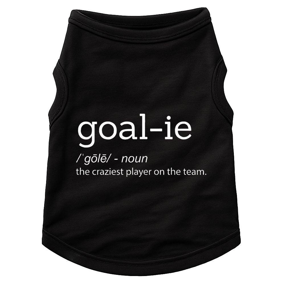 Goalie Goalkeeper Definition Soccer Hockey Player Doggie Tank