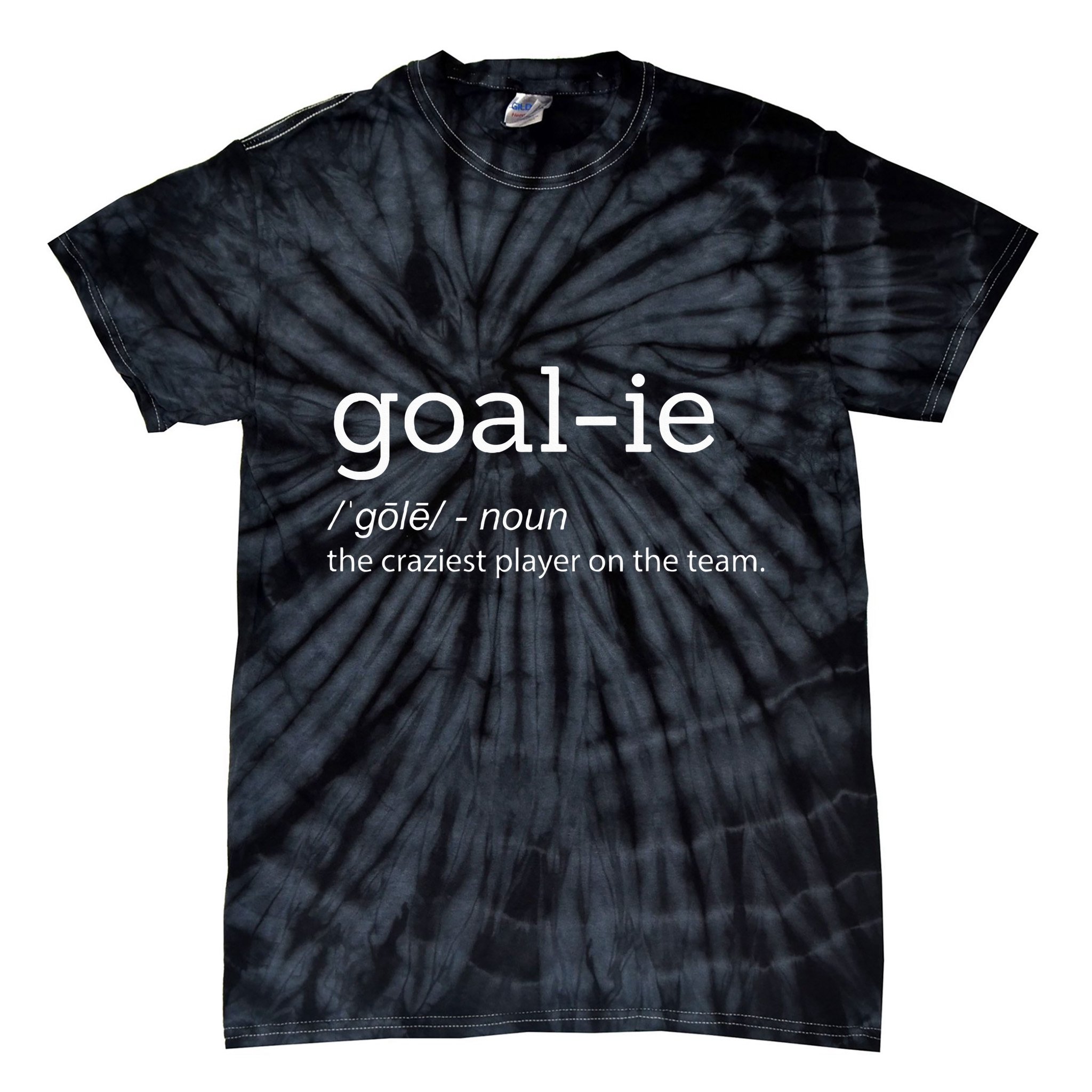 Goalie Goalkeeper Definition Soccer Hockey Player Tie-Dye T-Shirt